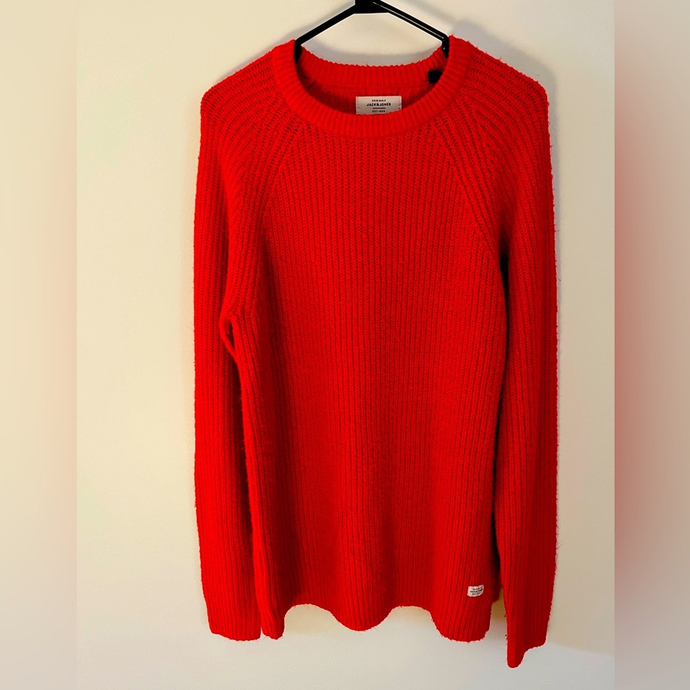 Jack and Jones Red Sweater